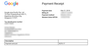 Pembayaran Adsense kembali ke Western Union